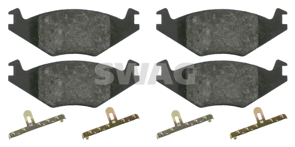 set placute frana,frana disc 30 91 6011 SWAG